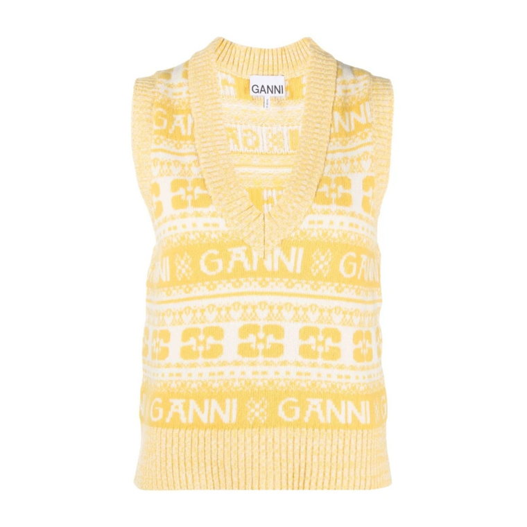 V-neck Knitwear Ganni