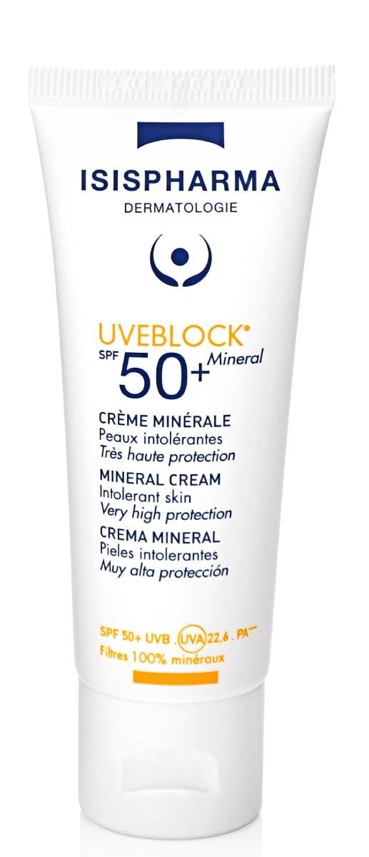 Isispharma Uveblock SPF50+ - Krem mineralny  40ml