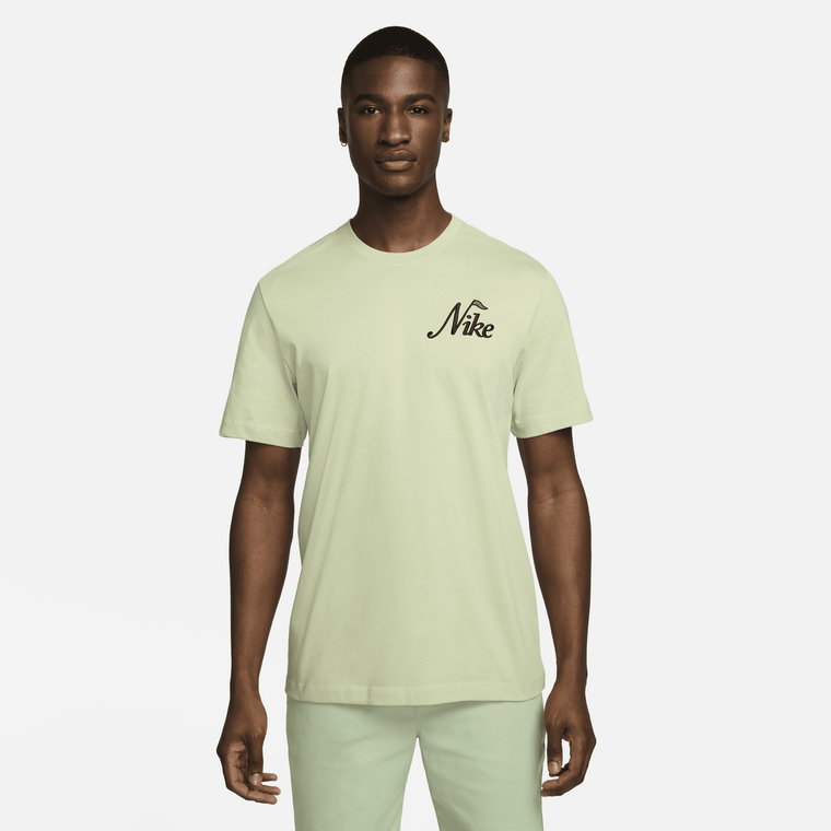 Męski T-shirt do golfa Nike - Zieleń
