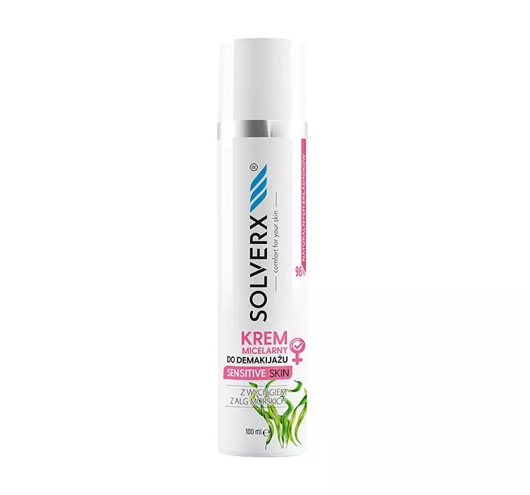 SOLVERX SENSITIVE SKIN KREM MICELARNY DO DEMAKIJAŻU 100ML