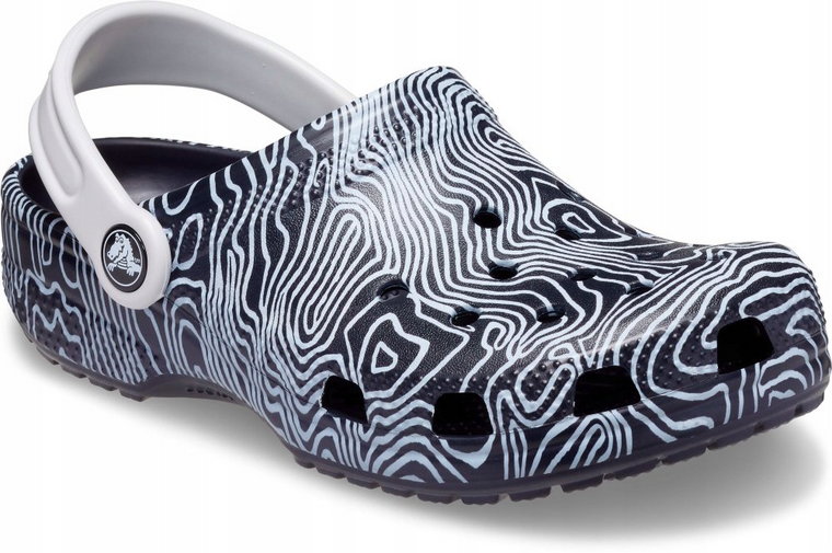 Dziecięce Chodaki Crocs Classic Topographic 28-29