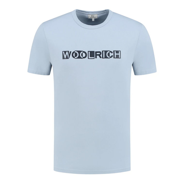 Niebieska koszulka Woolrich