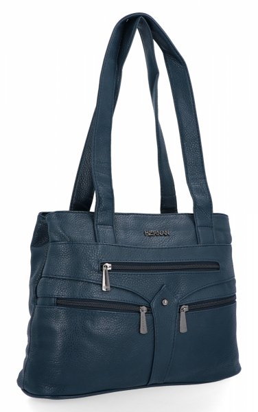 Torebka Damska typu Shopper Bag firmy Hernan Granatowa (kolory)