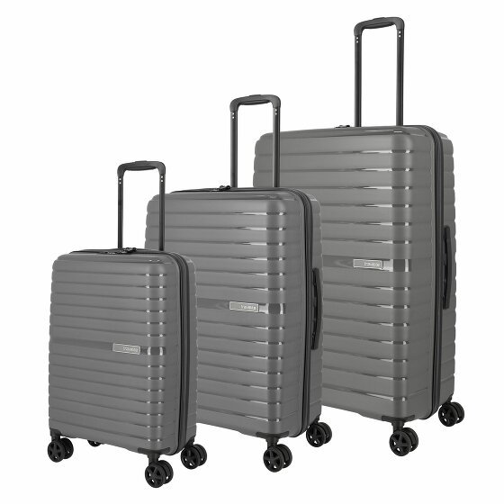 Travelite Trient 4 kółka Zestaw walizek 3-części anthrazit