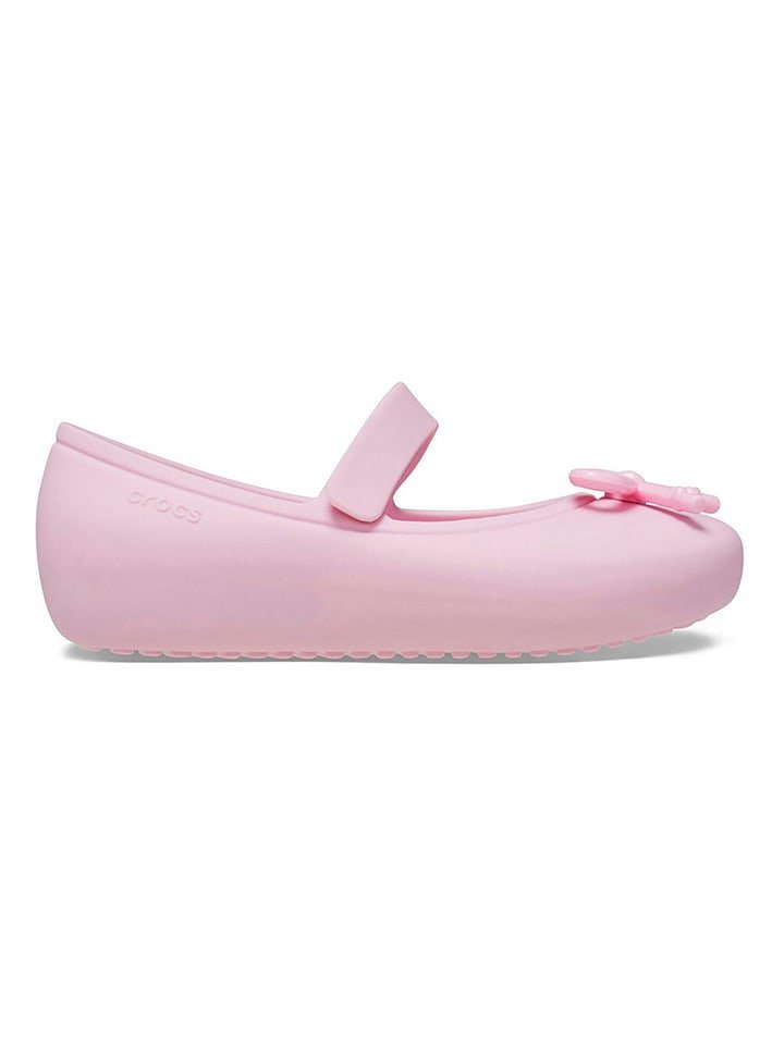 Crocs Baleriny "Brooklyn Bow" w kolorze jasnoróżowym