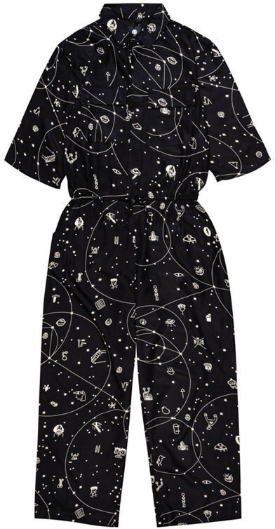 Element GALAXY JUMPSUIT GALAXY spodnie lniane kobiety - S