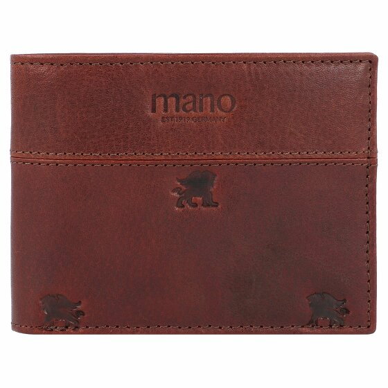 mano Don Leon Portfel 11 cm mittelbraun