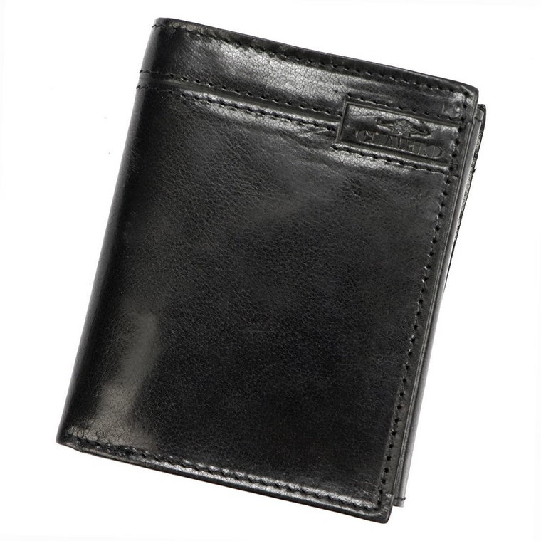 Skórzany pionowy duży męski portfel od Charro
