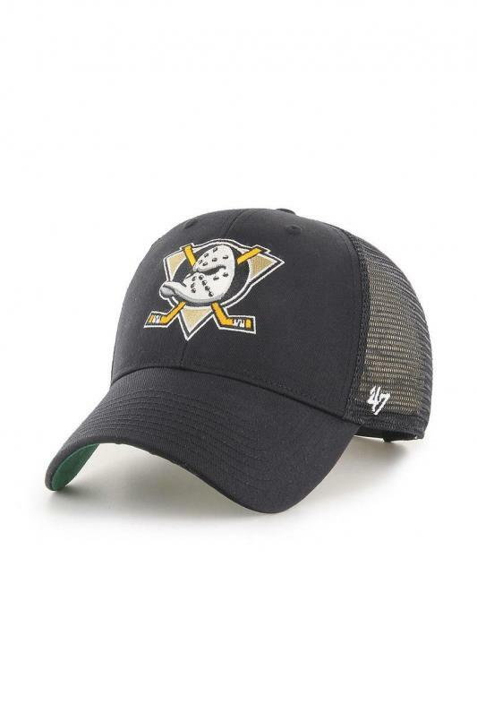 47brand czapka z daszkiem NHL Anaheim Ducks kolor czarny z aplikacją  H-BRANS25CTP-BKC