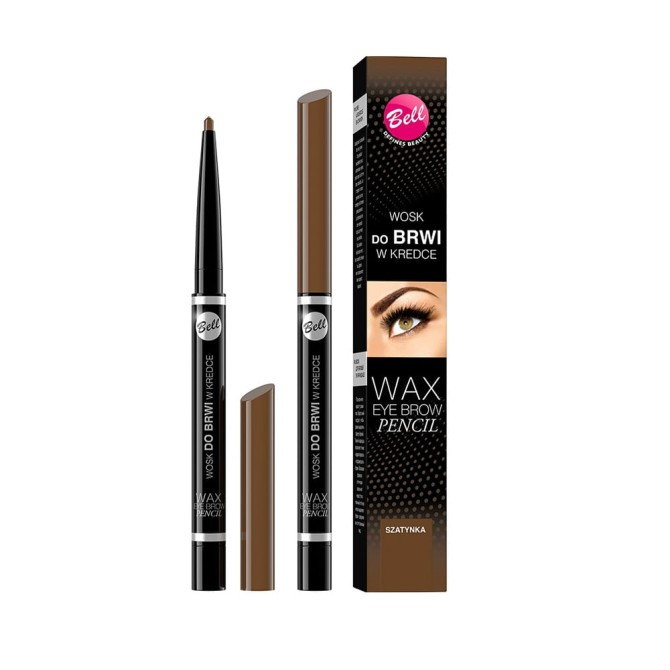 Bell Wax Eyebrow Pencil wosk do brwi w kredce 02 Szatynka 12ml