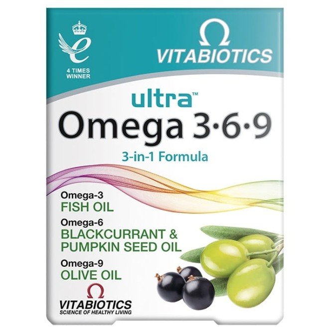 Vitabiotics Ultra Omega 369 suplement diety 60 kapsułek