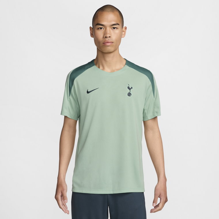 Męska dzianinowa koszulka piłkarska z krótkim rękawem Nike Dri-FIT Tottenham Hotspur Strike (wersja trzecia) - Zieleń