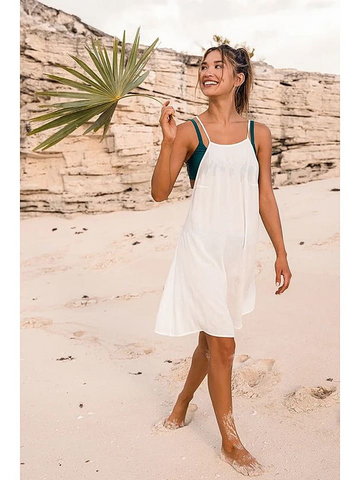 Coconut Sunwear Sukienka w kolorze białym