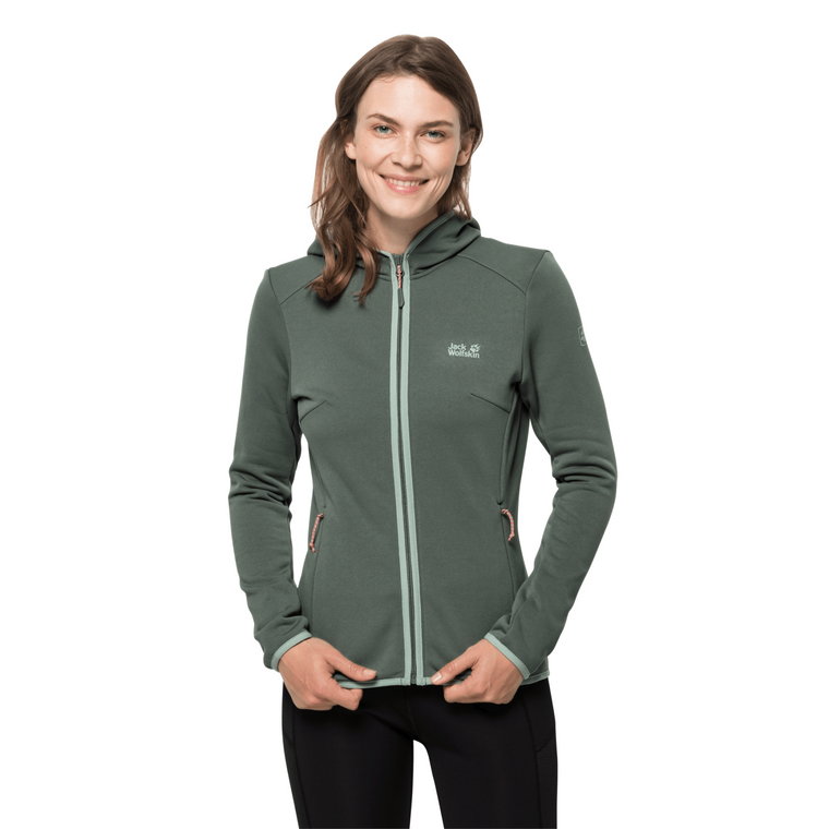 Polar damski TURBULENCE FLEECE W hedge green - S