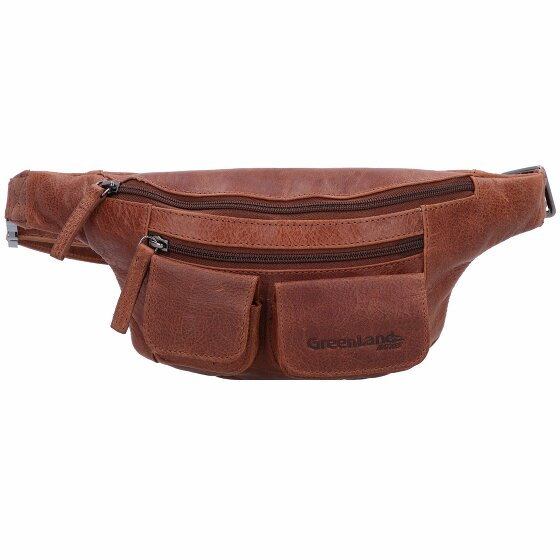 Greenland Nature Montana Fanny Pack Leather 20 cm braun