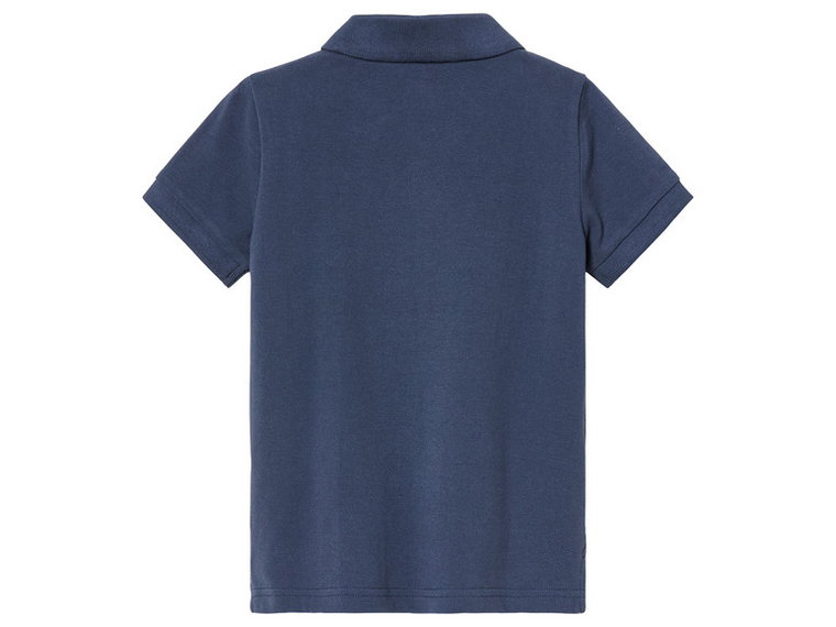 lupilu Koszulka polo dziecięca z bawełną (110/116, Niebieski)