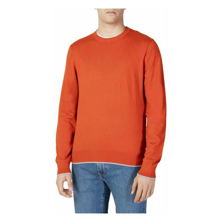 Armani Exchange Men Orange Knitwear Armani Exchange