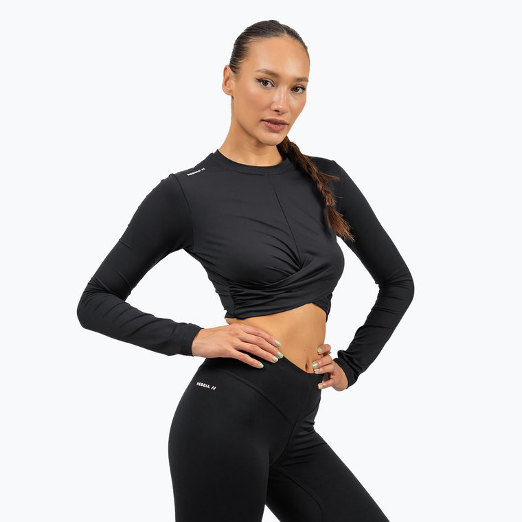 Top treningowy damski NEBBIA Elevated black | WYSYŁKA W 24H | 30 DNI NA ZWROT