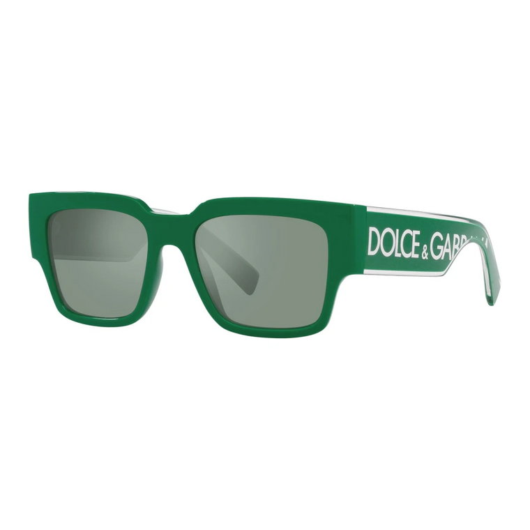 Zielone/Srebrne Okulary przeciwsłoneczne DG 6184 Dolce & Gabbana