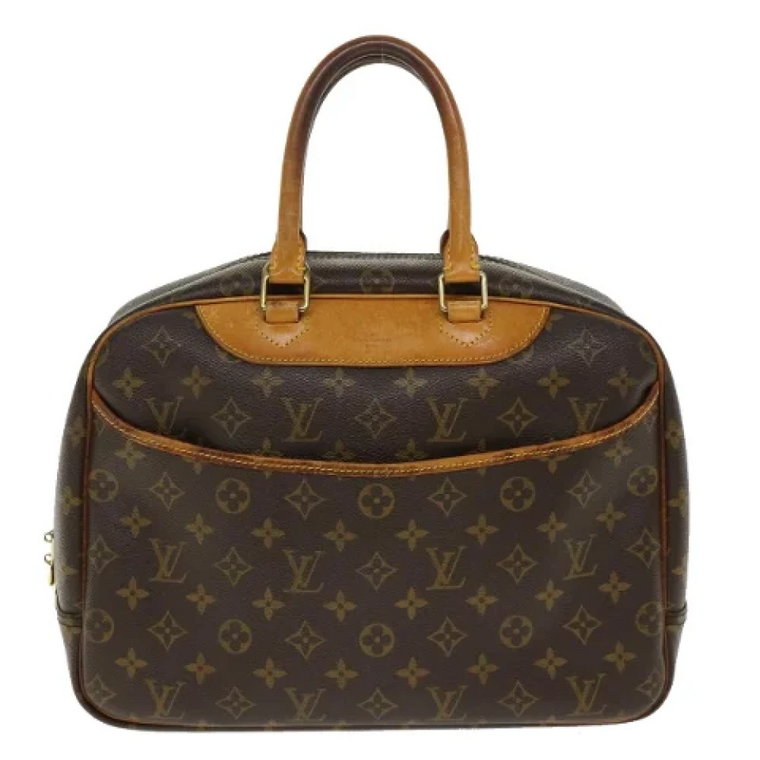 Używana Brązowa Torba Deauville Louis Vuitton Vintage