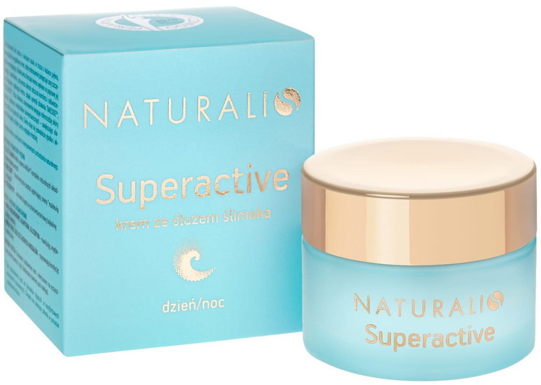 Krem do twarzy Naturalis Superactive with Snail Mucin 50 ml (5907573460499). Krem do twarzy