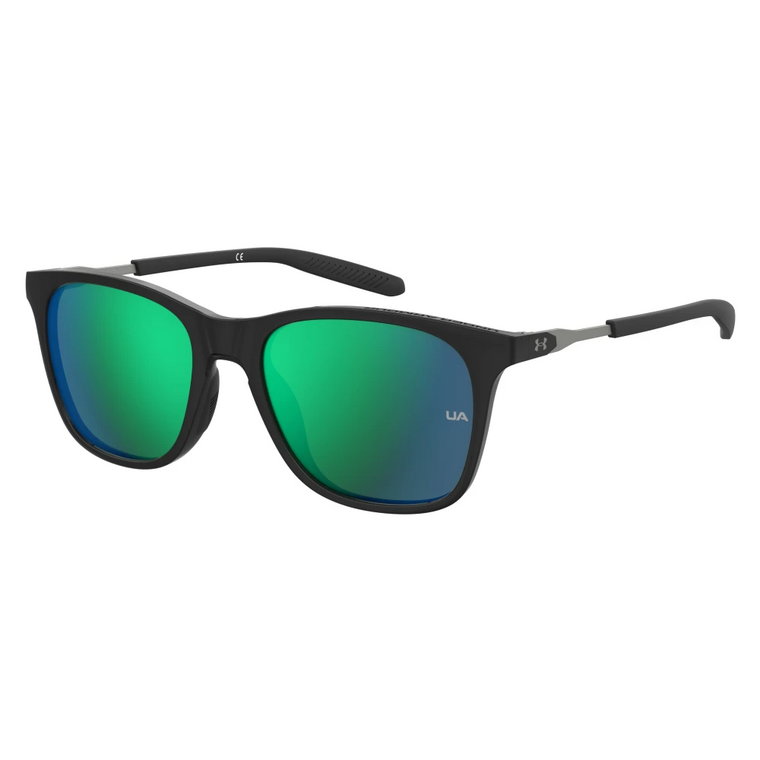 Czarne/Zielono-Niebieskie Okulary Przeciwsłoneczne Under Armour
