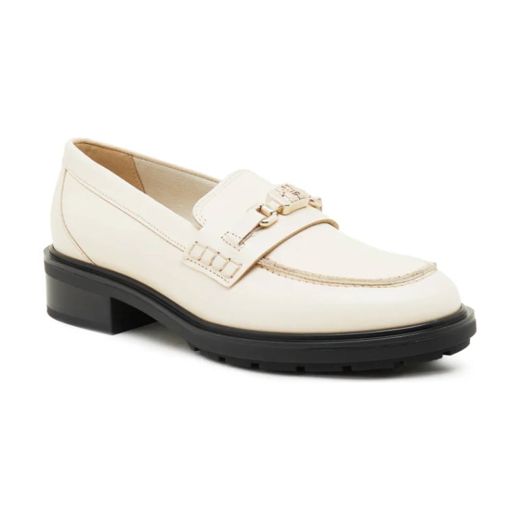 Tommy Hilfiger Skórzane loafersy TH HARDWARE