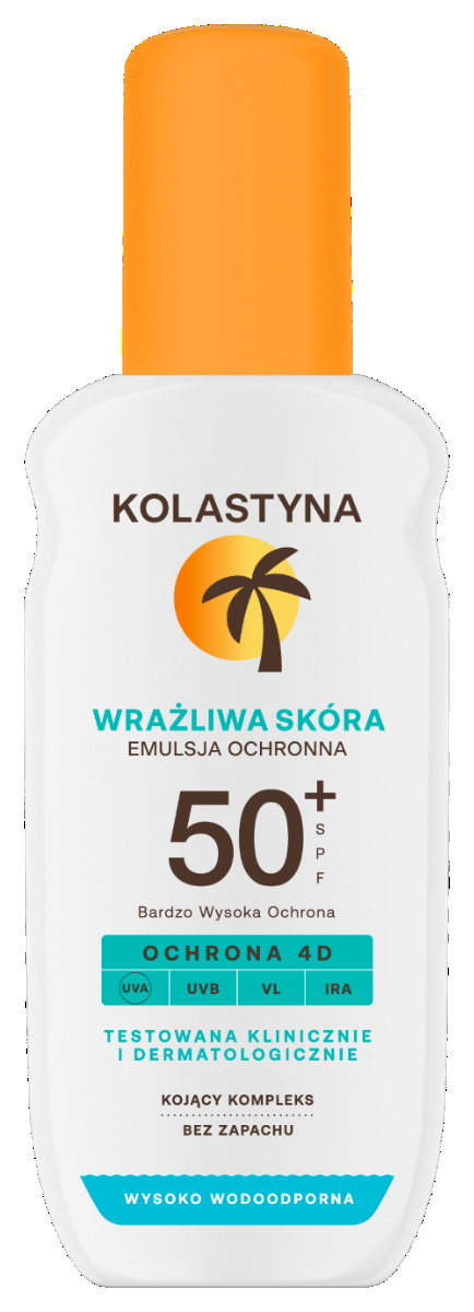 Kolastyna Sun SPF50+ - Wrażliwa Skóra Emulsja do opalania w sprayu SPF50+ 150 ml