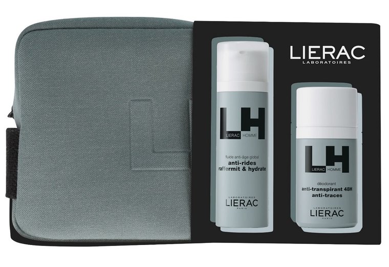 Lierac Homme Zestaw dermokosmetyków Anti-Aging Fluid + Deo