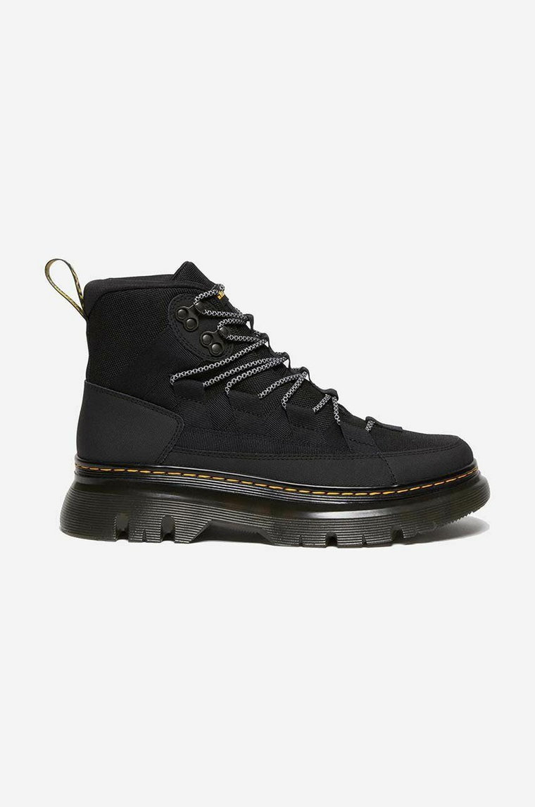 Dr. Martens botki Boury kolor czarny na płaskim obcasie 27831001