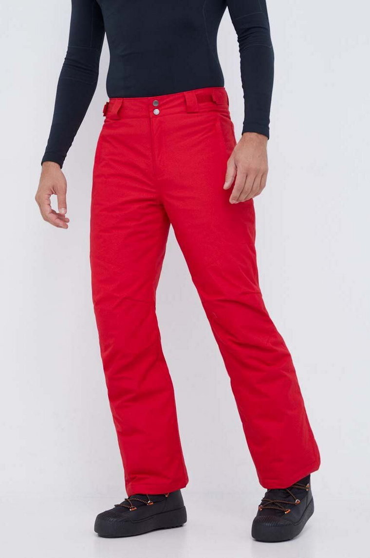 Columbia spodnie Bugaboo kolor czerwony
