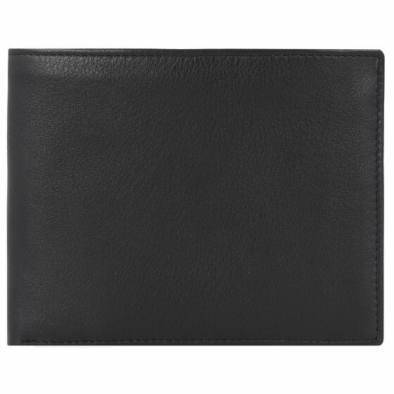 Esquire Frankfurt Portfel Ochrona RFID Skórzany 12.5 cm schwarz