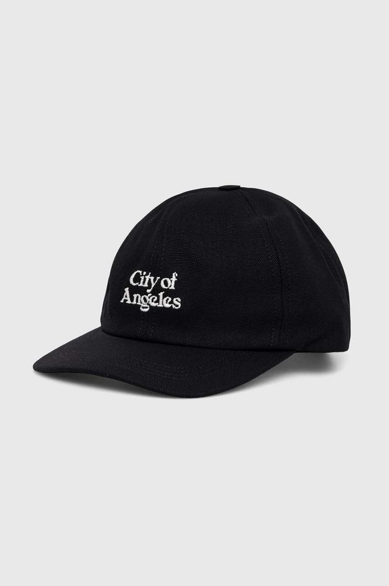 Corridor czapka z daszkiem City of Angeles Cap kolor czarny z aplikacją HT0076-BLK