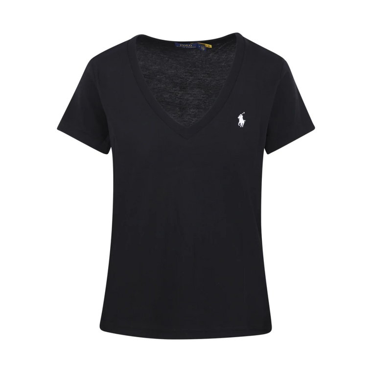 Czarna Polo Koszulka z Krótkim Rękawem Ralph Lauren