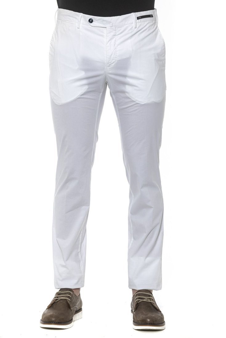 Spodnie marki PT Torino model BP22 CODT01Z00HAV kolor Biały. Odzież męska. Sezon: