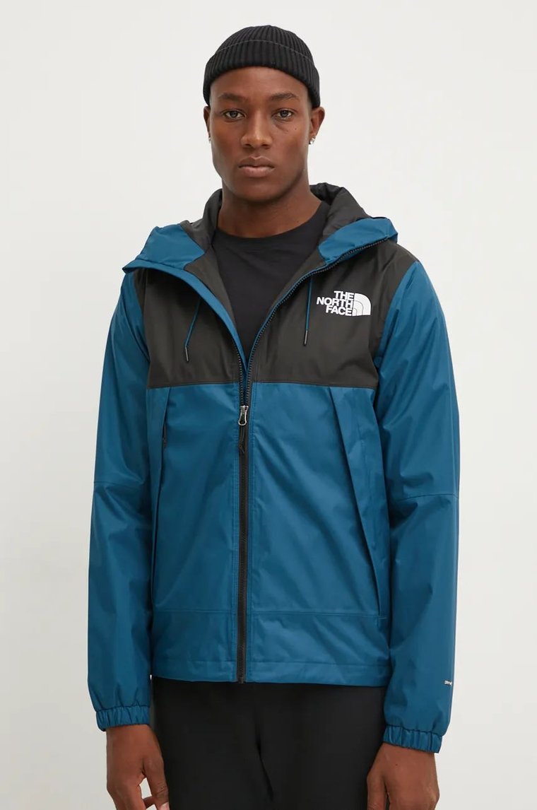 The North Face kurtka outdoorowa Mountain Q kolor turkusowy NF0A5IG21NO1