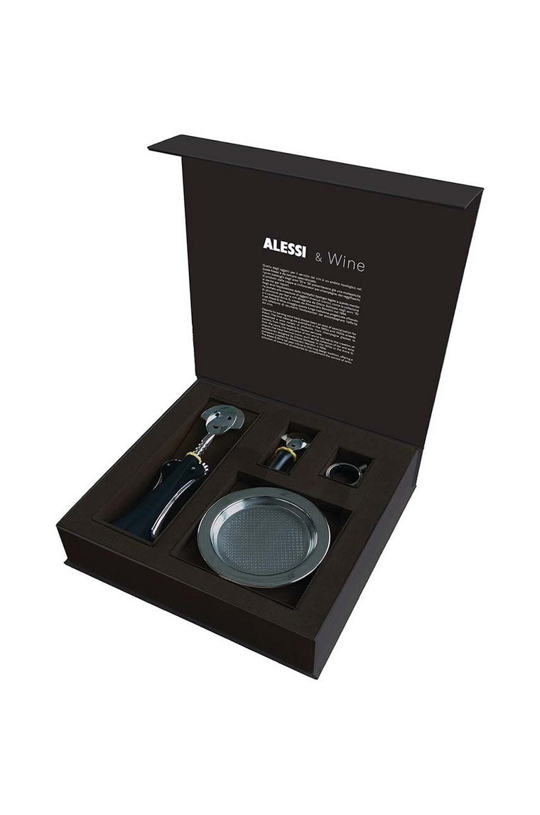 Alessi zestaw do serwowania wina Anna Set 4-pack