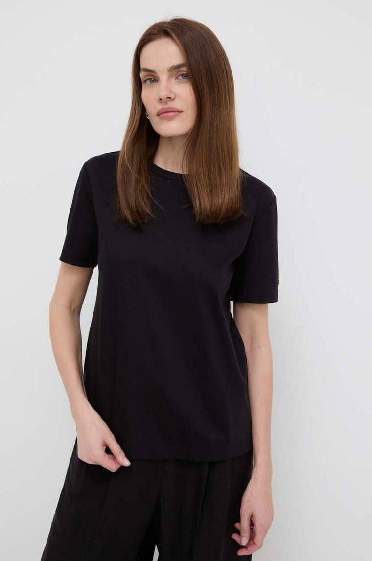 Max Mara Leisure t-shirt damski kolor czarny 2416941018600