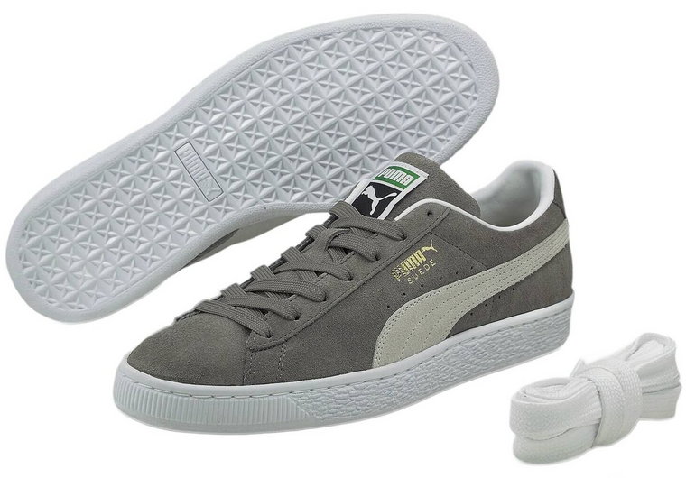 Buty męskie sportowe Puma Suede Classic XXI r.42,5 Szare Zamszowe Sneakersy