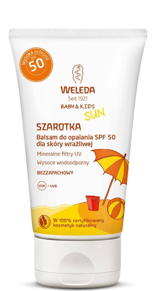 Weleda Szarotka Balsam do opalania SPF 30 Dla Skóry Wrażliwej