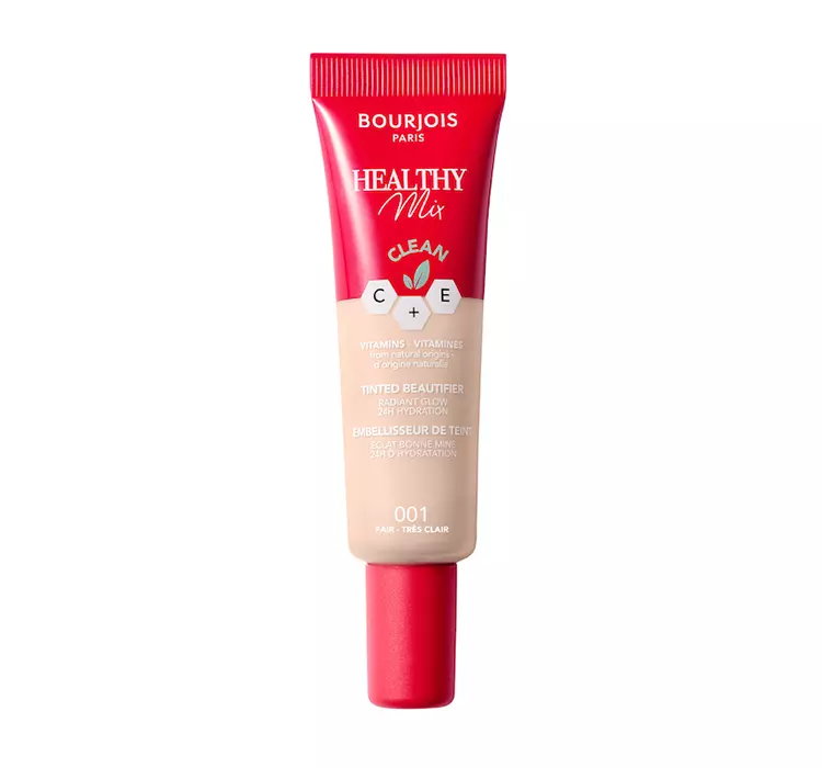 BOURJOIS HEALTHY MIX CLEAN NAWILŻAJĄCY KREM TONUJĄCY 001 FAIR 30ML