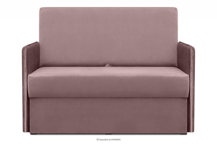 Rozkładana sofa do pokoju dziecięcego różowa PEDATU Konsimo