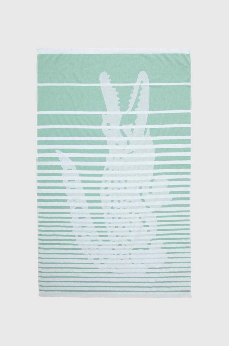 Lacoste ręcznik plażowy L Ebastan Poivron 100 x 160 cm