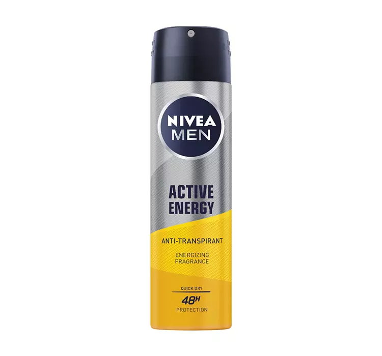 NIVEA MEN ACTIVE ENERGY ANTYPESPIRANT W SPRAY'U 150ML