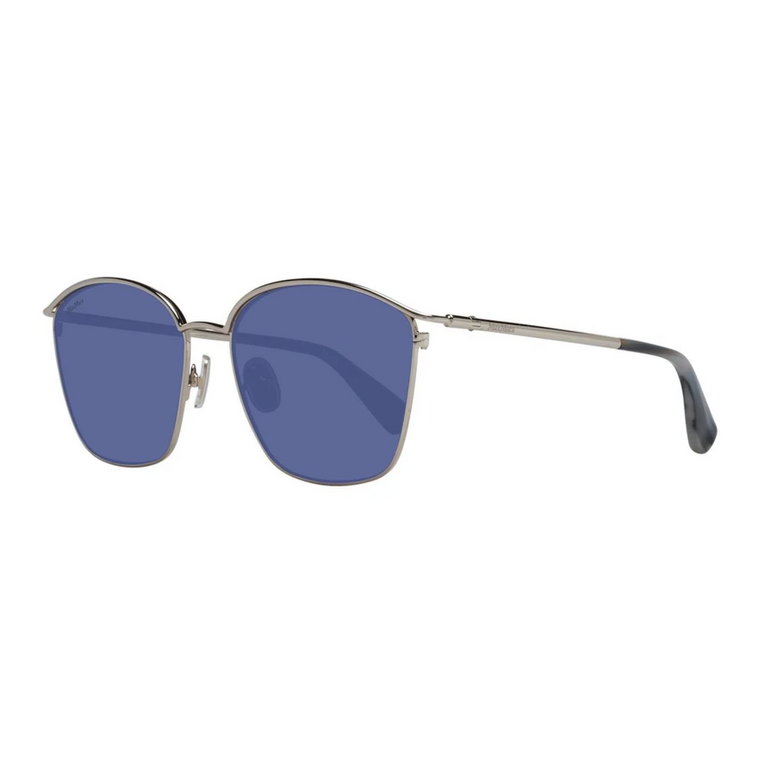 Niebieskie Okulary Przeciwsłoneczne Kwadratowe Metalowa Ramka Max Mara