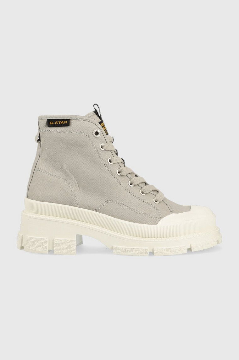 G-Star Raw trampki Aefon Ii Mid damskie kolor szary  2311054701.LGRY