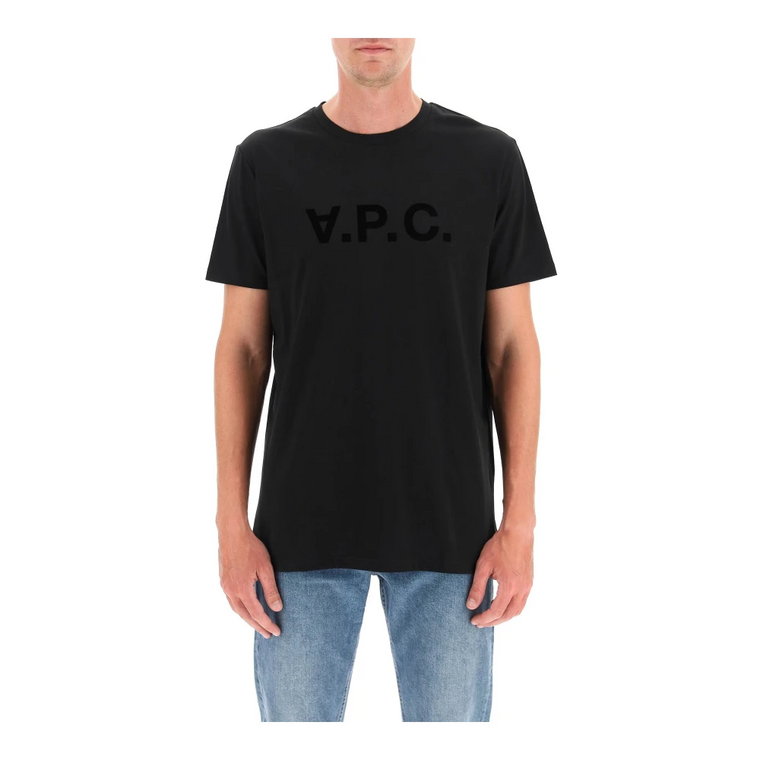 Flocked V.p.c. Logo T-Shirt A.p.c.