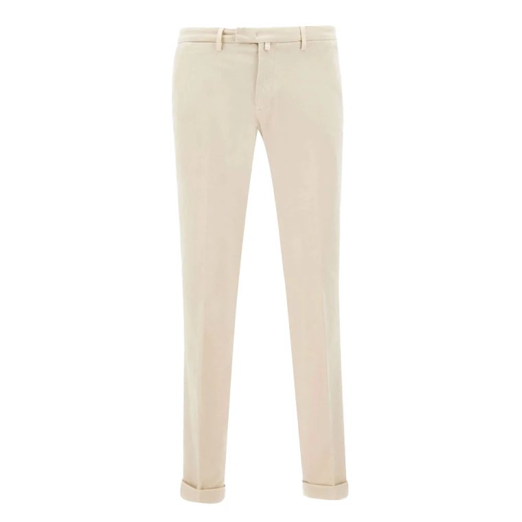 Off White Chinos Slim Fit Model Briglia