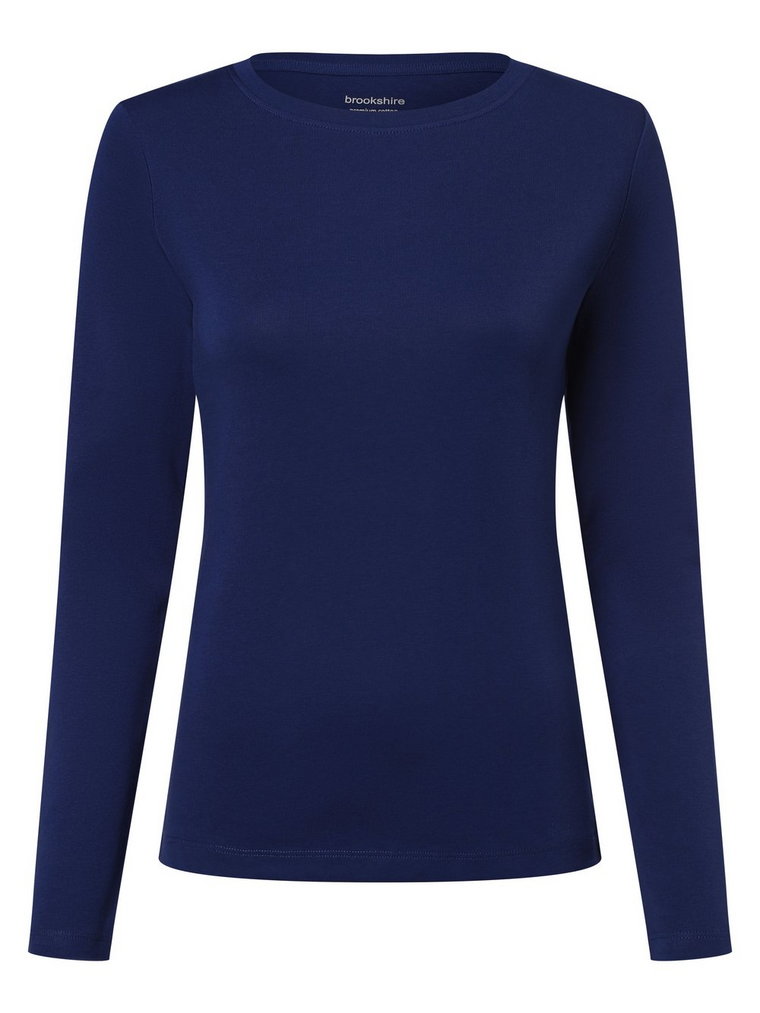 brookshire - Damska koszulka z długim rękawem, niebieski