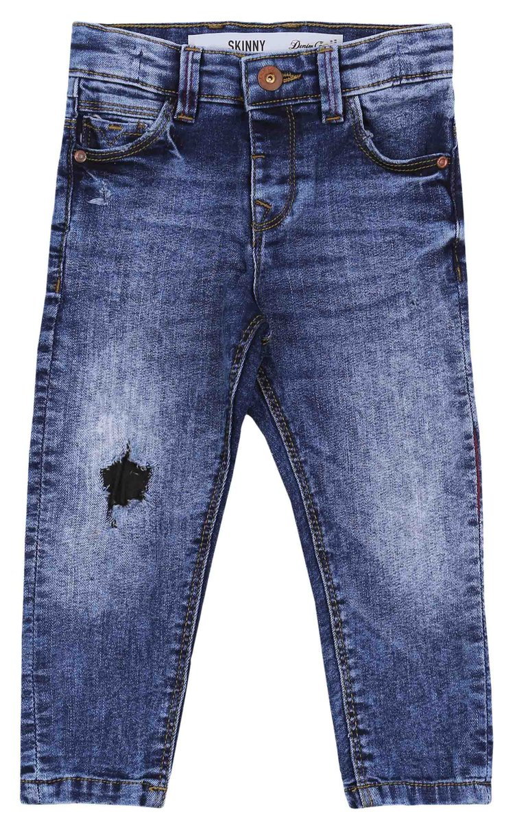 Jeansy chłopięce z dziurą Denim Co. 4-5 lat 110 cm